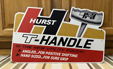 Hurst Shifter Sign T-Handle Parts Tools Gas Oil Vintage Style Wall Decor picture
