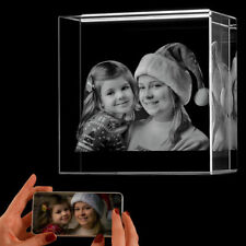 Roniatic Customized 3D Crystal Picture Engraved Photo Crystal Memorable Gift picture
