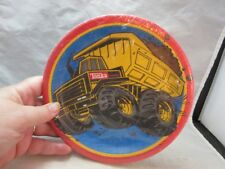 1997 Package of 8 NOS Tonka Dump truck party paper plates picture