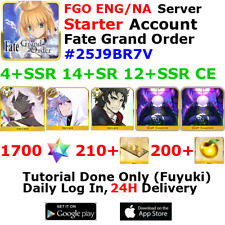 [ENG/NA][INST] FGO / Fate Grand Order Starter Account 4+SSR 210+Tix 1720+SQ picture