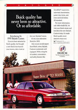 1993 Buick Skylark - Red Custom Sedan - Classic Vintage Advertisement Ad D05 picture