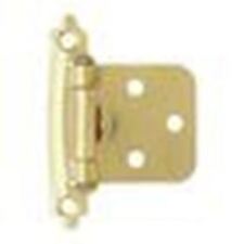 (20-pack) Overlay Self-closing Bright Brass Hinges picture