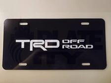 TRD OFF ROAD Metal Plate novelty vanity Black plate picture