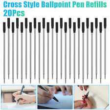 20PCS Cross Style Ballpoint Pen Refills Smooth Flow Black Ink 1.0mm Medium Point picture