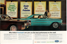 1963 FORD GALAXIE Automobile Car Motors 2 Page Vintage Magazine Print Ad picture