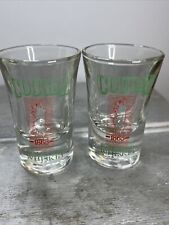 Cougar Bourbon Whiskey x2 Shot Glasses Vintage Collectable. picture