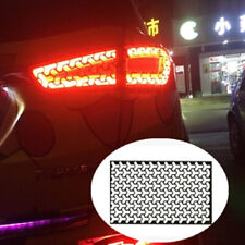 1pc Car Rear Tail Light Cover Black Honeycomb Sticker Tail-lamp Decal Decor DIY picture