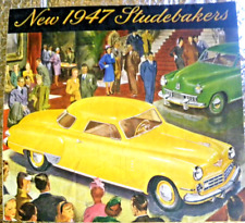 1947 Factory Studebaker Sales Dealership Brochure  Poster Original  picture