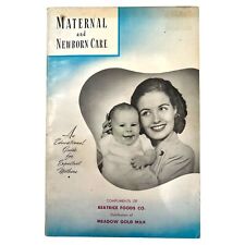 VTG 1950s MATERNAL & NEWBORN CARE Booklet Beatrice Foods Co Meadow Gold Milk picture