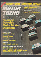 Motor Trend Magazine March 1972 Torino Chevelle Cutlass Grand Prix picture