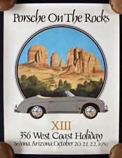 1989 PORSCHE On the Rocks 356 Speedster Poster West Coast Holiday Sedona picture