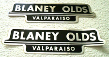 blaney oldsmobile valparaiso IND oldsmobile vintage sticker lot of 2 NOS picture
