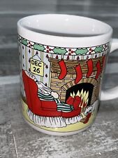 Finest Ceramics Christmas White Coffee Mug Santa Clause Dec 26th Signed Susan picture