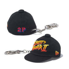 New Era Cap Keychain STREET FIGHTER II 2P Black Character Goods Japan New picture