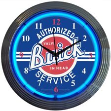GM BUICK SERVICE NEON CLOCK Man Cave Lamp Light picture