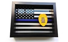 Parole Officer Thin Blue Line  Flag Shadow Box picture