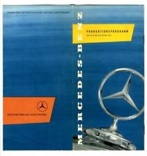 Mercedes Benz Productions Program Booklet 1955 Cars Trucks Fire Engines +++ picture