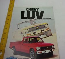 Chevrolet Chevy Luv pickup truck Series 8 1978 car brochure C79 options colors picture