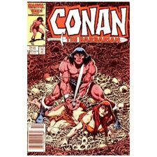 Conan the Barbarian (1970 series) #187 Newsstand in F cond. Marvel comics [u` picture
