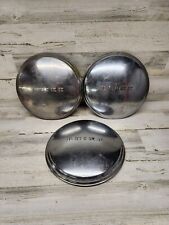 1941-50 Buick Special Super Roadmaster Dog Dish Hubcaps Wheel Covers Vintage X3 picture