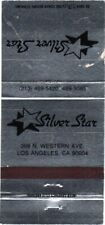 Silver Star, Los Angeles, California Star Logo Vintage Matchbook Cover picture