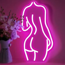 16X11'' LED Lady Back Neon Sign USB Power With Dimmer for Man Cave Bar Club Wall picture