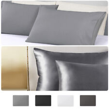 1 Pair Pillowcases Ultra Soft Breathable Bedding Pillow Cover Standard Queen picture