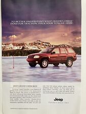2000 Jeep Grand Cherokee Print Ad 4x4 Quadra Drive picture