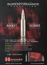 2010 Print Ad of Hornady Superformance Ammunition rocket science picture