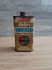 Vintage  Original CASTROL GIRLING Brake Fluid Tin Can,USABLE COLLECTABLE - Empty picture