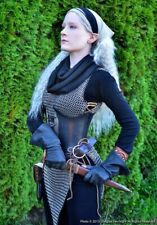 ALUMINIUM ROUND RIVETED CHAIN MAIL SHIRT MEDIEVAL CHAINMAIL LARP COSPLAY HALLOWE picture