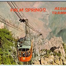 c1960s Palm Springs, CA Aerial Tramway Tram Cable Car Modern Transport PC A242 picture