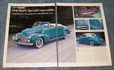 1940 Buick Special Convertible Article 