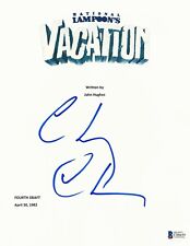 CHEVY CHASE SIGNED VACATION SCRIPT FULL 126 PAGE SCREENPLAY AUTHENTIC AUTO BAS picture