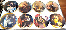 Lot of 8 Norman Rockwell Collector Plates picture
