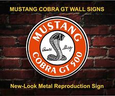 Ford Mustang Shelby Signature Rust-Proof Metal Wall Sign - Personalize it picture