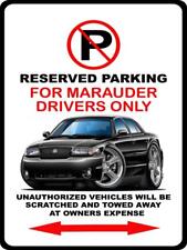 2003 2004 Mercury Marauder Muscle Car-toon No Parking Sign NEW picture