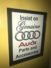 Audi GenParts Motors Auto Garage Man Cave Advertising Sign picture