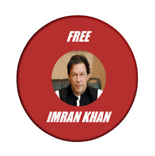 FREE IMRAN KHAN Button Badge Message 25mm, 32mm, 58mm picture