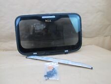 🥇84-89 MITSUBISHI STARION CONQUEST SUNROOF WINDOW GLASS & WIND DEFLECTOR OEM picture