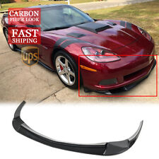 For Chevy Corvette C6 Base Models 06-2013 Carbon Fiber Front Bumper Lip Splitter picture