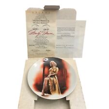1992 Delphi Marilyn Monroe In Monkey Business Collector Plate Wall Decor COA picture