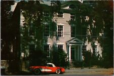 1964 MARBLEHEAD, Mass. Postcard Historical Society Museum View / Chevy Corvette picture