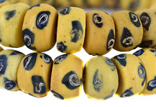 Venetian Trade Beads Yellow and Black 38 Inch Cooper Collection picture