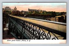 Albany NY-New York, Hawk Street Viaduct, Antique, Vintage Souvenir Postcard picture