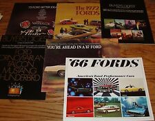 Original 1960 - 1973 Ford Full Line Sales Brochure Lot of 11 62 65 66 67 69 70 picture