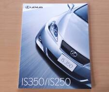 Lexus IS350 IS250 2007 model June 2007 Catalogue Instant   price picture