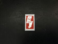 AirCooled Type 1  12 Volts Stickers  Prt# ZVW111007 picture