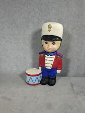 Vintage Little Soldier Drummer Boy Standing With Drum Christmas Home Decor 11