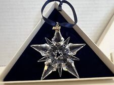 2001 Swarovski Crystal Annual Star Snowflake Christmas Ornament  3